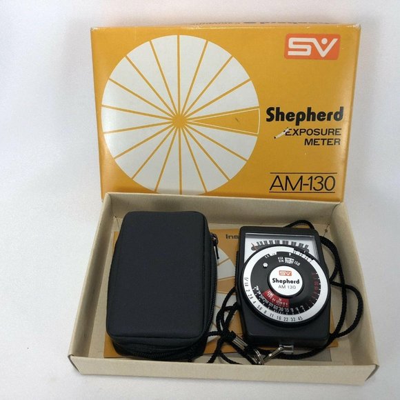 Shepherd/Polaris Other - Shepherd Exposure Meter AM-130 Untested Original Box Carrying Case AM 130